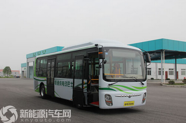恒通電動8米級純電動快充空調(diào)客車