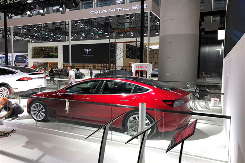 2018廣州車展探館： 特斯拉Model 3