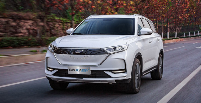 首付59900，長(zhǎng)安歐尚SUV-X7EV，開回家！