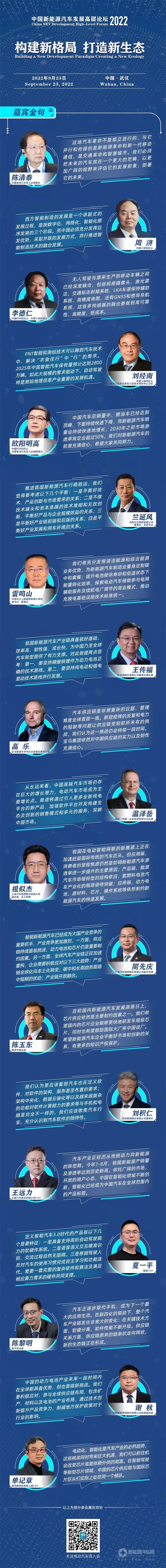 中國(guó)新能源汽車(chē)發(fā)展高層論壇2022