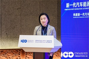 2023百人會| 楊燁：“換充儲一體”引領新生態(tài)，“乘商并舉”