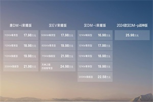 從A級到C級，從轎車到SUV，比亞迪將顛覆燃油車進(jìn)行到底