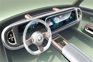 將北京車展全球首發(fā)，全新smart精靈#5概念車內(nèi)飾預(yù)告圖