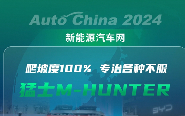 爬坡度100%，專制各種不服，猛士M HUNTER