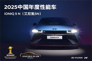 電力全開!現(xiàn)代IONIQ 5 N斬獲2025中國年度性能車