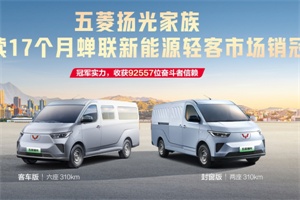 五菱紅標(biāo)×寧德時(shí)代：揚(yáng)光冠軍版雙冠賦能，推動(dòng)商用車新能源化