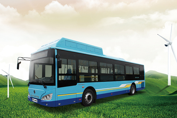 申龍SLK6119USNHEV03公交車（天然氣/電混動(dòng)國(guó)五10-38座）